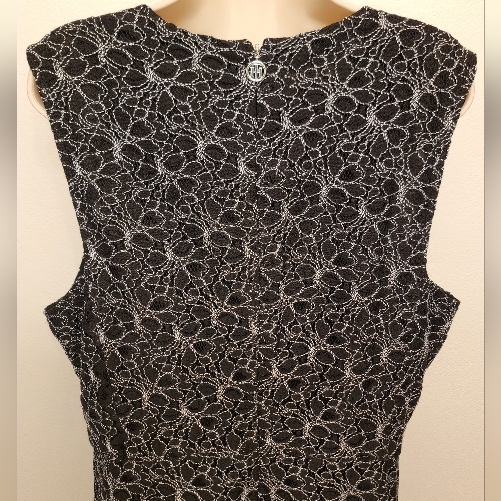 NWT Tommy Hilfiger Fit & Flair Embroidered Lace Dress - Picture 6 of 6
